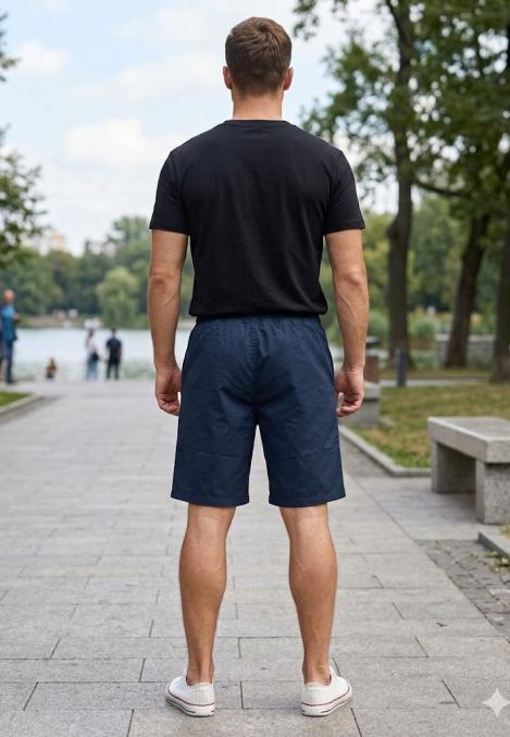 Pantaloni Scurți Bărbați,culoare Bleumarin, Engros